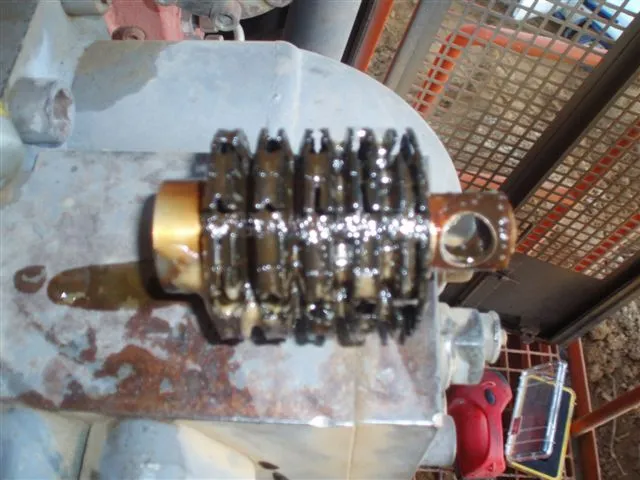 A loaded Magnom core resting on a housing on site